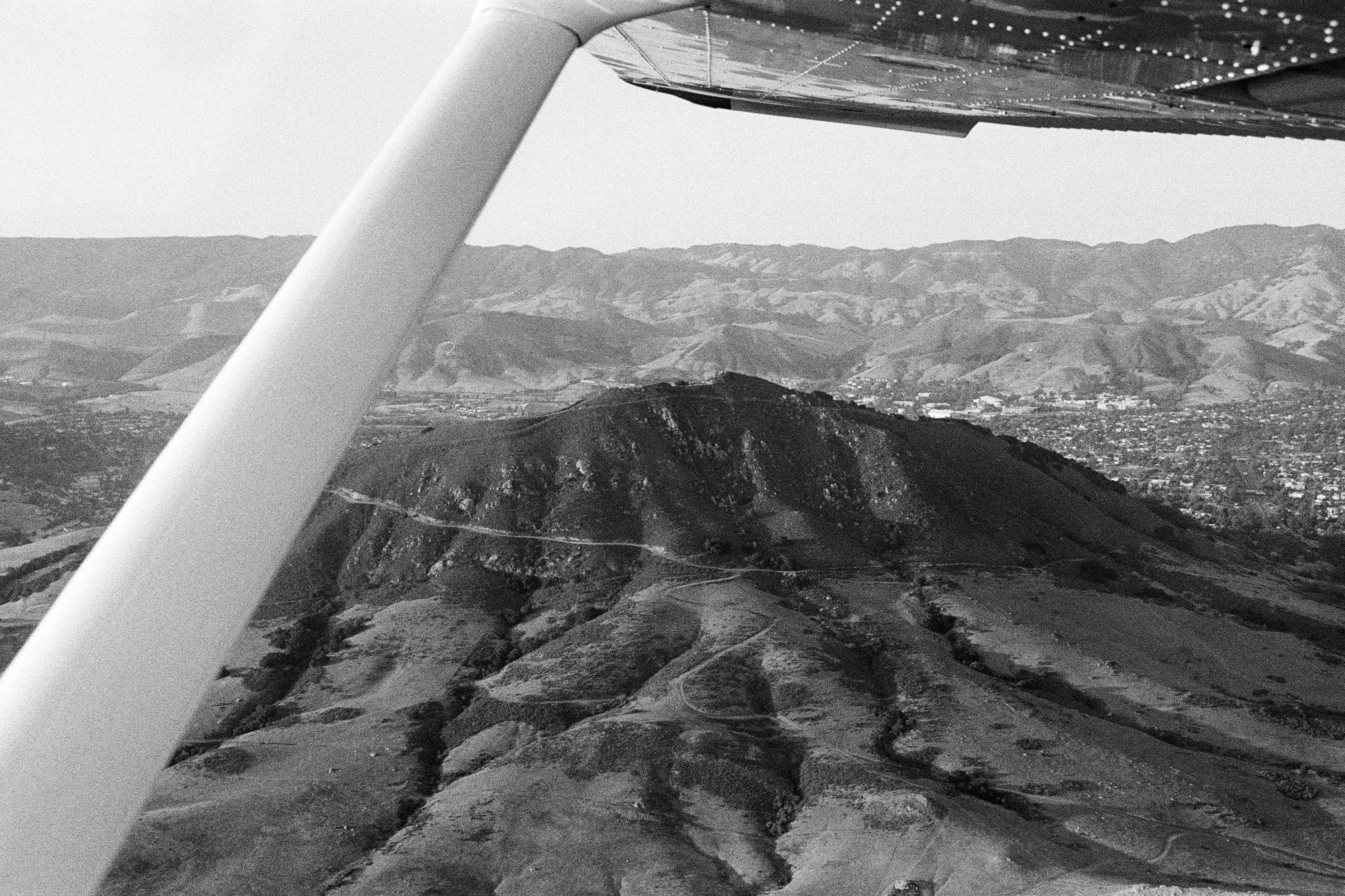 Black and white film photograph from California.